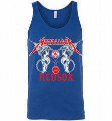 Metallica Boston Red Sox Logo Tank - zezetee