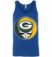 Green Bay Packers Grateful Dead Logo Band Tank - zezetee
