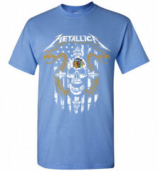 Metallica Snake Skull Chicago Blackhawks Logo Shirt - zezetee