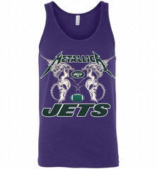 Metallica New York Jets Logo Tank - zezetee