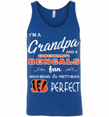 I'M A Grandpa And A Cincinnati Bengals Pretty Much Perfect Tank - zezetee
