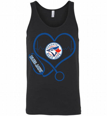 Nurse Heartbeat Toronto Blue Jays Tank - zezetee
