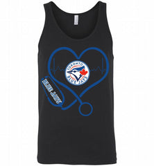 Nurse Heartbeat Toronto Blue Jays Tank - zezetee