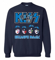 Kiss Orlando Magic Logo Crewneck Sweatshirt - zezetee