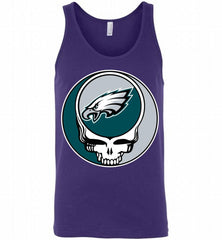 Philadelphia Eagles Grateful Dead Logo Band Tank - zezetee