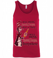 I Will Drink Captain Morgan Here or There I Will Drink Captain Morgan Everywhere Tank - zezetee