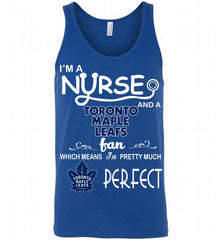I'M A Nurse And A Toronto Maple Leafs Fans Gift Tank - zezetee