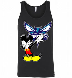 Disney Mickey Mouse Dabbing Charlotte Hornets Bobcats Tank