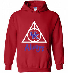 KENTUCKY WILDCATS DEATHLY HALLOWS ALWAYS GIFT Hoodie - zezetee