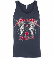 Metallica Washington Nationals Logo Tank - zezetee