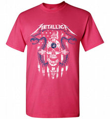 Metallica Snake Skull MinnesotaTimberwolves Logo Shirt - zezetee