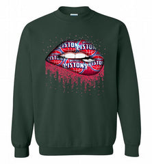 Lip Detroit Pistons Crewneck Sweatshirt - zezetee