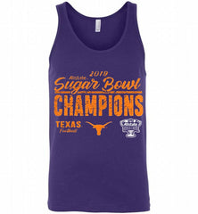 2019 ALLSTATE SUGAR BOWL CHAMPIONS TEXAS FOOTBALL Tank - zezetee