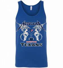 Metallica Houston Texans Logo Tank - zezetee