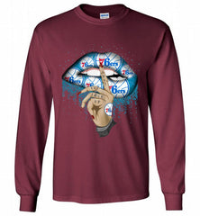 Philadelphia 76ers Lip Shut The Fuck Up Gildan Long Shirt - zezetee