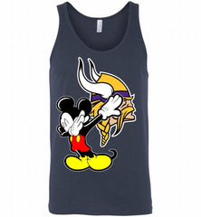Disney Mickey Mouse Dabbing Minnesota Vikings Tank - zezetee