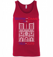 Notre Dame Paris 1163 - 2019 Cathedral France Tank - zezetee