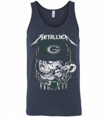 Metallica Skull Snake Green Bay Packers Tank - zezetee