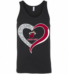 Miami Heat In Diamond Heart Tank