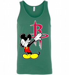 Disney Mickey Mouse Dabbing Houston Rockets Tank - zezetee