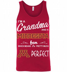 I'M A Grandma And A Minnesota Golden Gophers Fan Tank - zezetee
