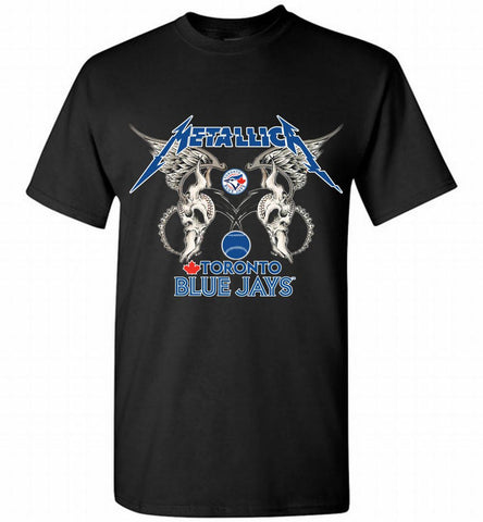 Metallica Toronto Blue Jays Logo Shirt - zezetee
