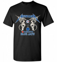 Metallica Toronto Blue Jays Logo Shirt - zezetee