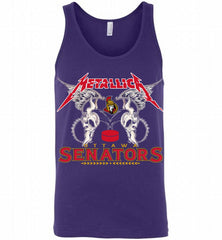 Metallica Ottawa Senators Logo Tank - zezetee