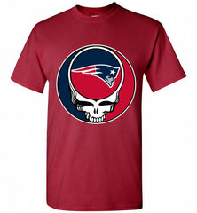 New England Patriots Grateful Dead Logo Band Shirt - zezetee