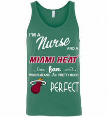I'M A Nurse And A Miami Heat Fans Perfect Tank - zezetee