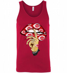 MLB Cincinnati Reds Lip Shut The Fuck Up Tank - zezetee
