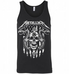 Metallica Snake Skull Brooklyn Nets Logo Tank