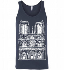 notre dame cathedral in light Tank - zezetee