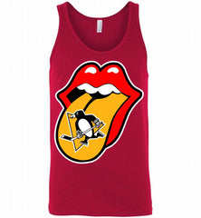 Pittsburgh Penguins  x The Rolling Stones Logo Tank - zezetee