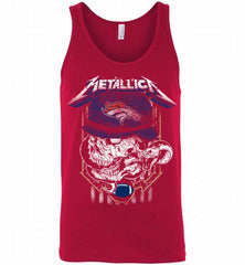 Metallica Skull Snake Denver Broncos Tank - zezetee