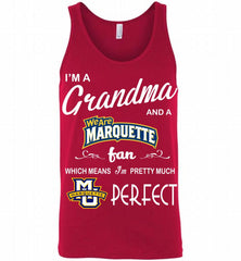 I'M A Grandma And A Marquette Golden Eagles Fan Tank - zezetee