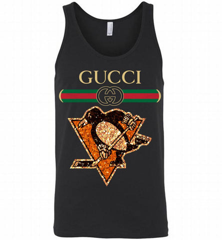Gucci Pittsburgh Penguins Logo Tank - zezetee
