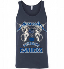Metallica Vancouver Canucks Logo Tank - zezetee