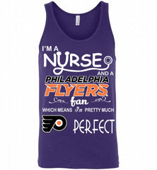 I'M A Nurse And A Philadelphia Flyers Fans Gift Tank - zezetee