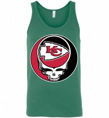 Kansas City Chiefs Grateful Dead Logo Band Tank - zezetee
