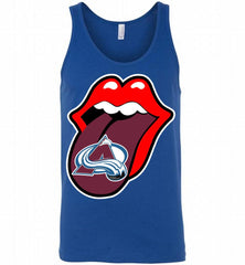 Colorado Avalanche  x The Rolling Stones Logo Tank - zezetee