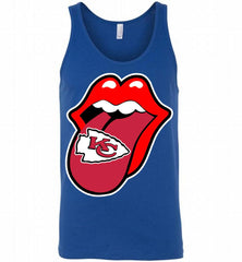 Kansas City Chiefs  x The Rolling Stones Logo Tank - zezetee