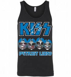 Kiss Detroit Lions Logo Tank
