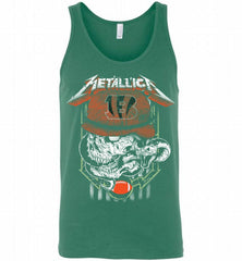 Metallica Skull Snake Cincinnati Bengals Tank - zezetee
