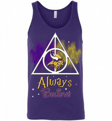 Minnesota Vikings Always Believe Harry Potter Tank - zezetee