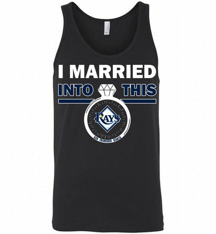 I MARRIED INTO THIS MLB Tampa Bay Rays Fans Tank - zezetee