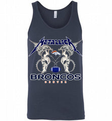 Metallica Denver Broncos Logo Tank - zezetee