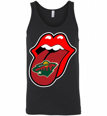 Minnesota Wild x The Rolling Stones Logo Tank - zezetee