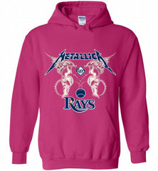 Metallica Tampa Bay Rays Logo Hoodie - zezetee