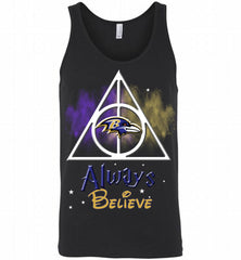 Baltimore Ravens Always Believe Harry Potter Tank - zezetee